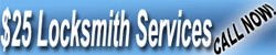 $25 loksmith services -Call Now!